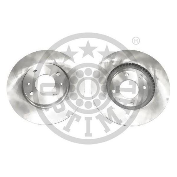 2X Disco Freno Optimal BS-8196C Anteriore Per Hyundai Sonata Iv (Ef) 47 3Mm 280Mm-image