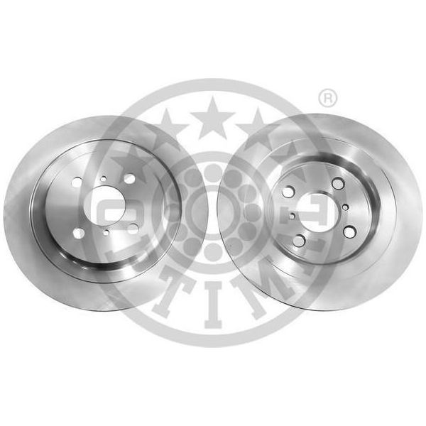 2X Disco Freno Optimal BS-8538C Posteriore Per Toyota Yaris Hatchback (_P9_) 25Mm-image