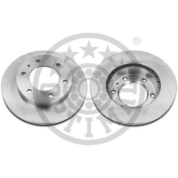 2X Disco Freno Optimal BS-8668HC Anteriore Per Ford Ranger (Et) Ranger (Er Eq)-image