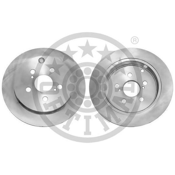 2X Disco Freno Optimal BS-8414C Posteriore Per Toyota Prius Liftback (NHW20_) 269Mm-image