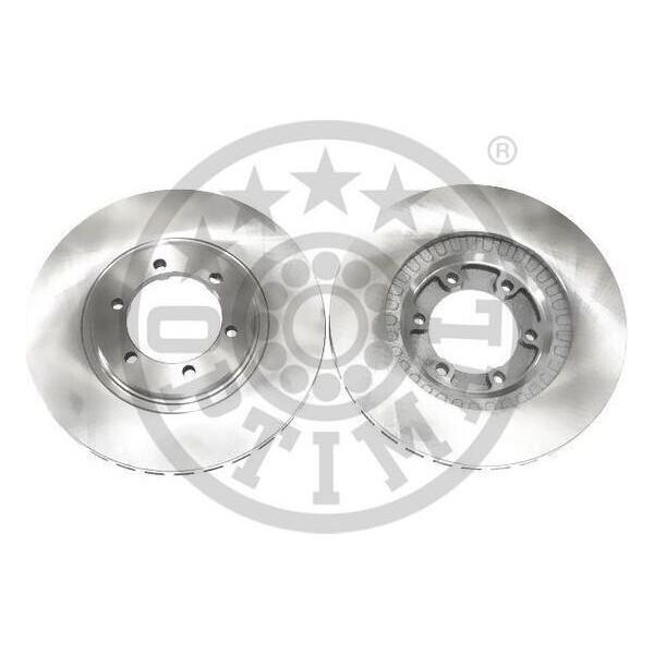 2X Disco Freno Optimal BS-8146C Anteriore Per Hyundai Terracan (Hp) 43Mm 280Mm-image