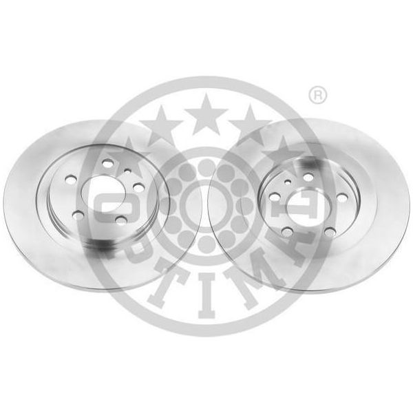 2X Disco Freno Optimal BS-8120C Posteriore Per Fiat Ulysse (179_) 28Mm 272Mm-image