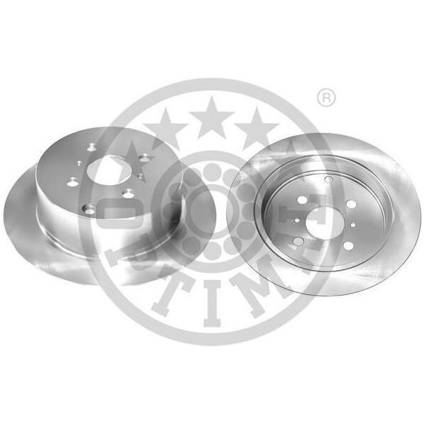 2X Disco Freno Optimal BS-8106C Posteriore Per Toyota Yaris Hatchback (_P1_) 269Mm-image