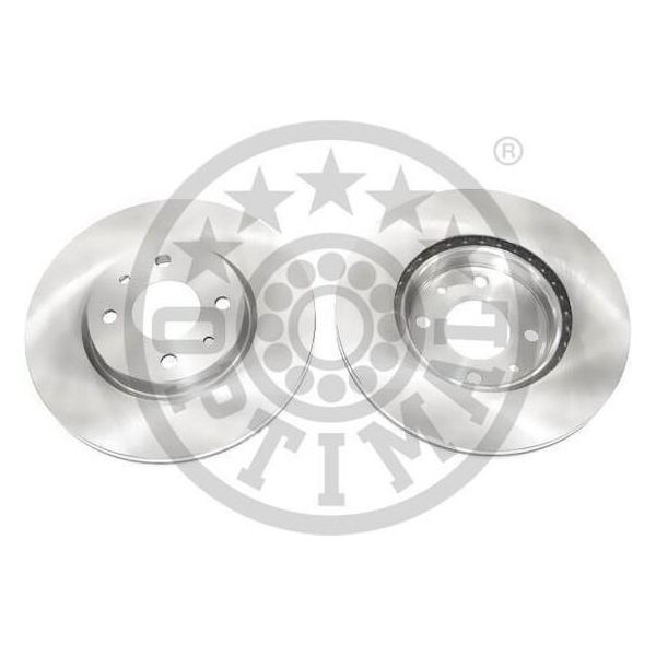 2X Disco Freno Optimal BS-4430C Anteriore Per Fiat Panda (169) 500 (312) Qubo (225)-image