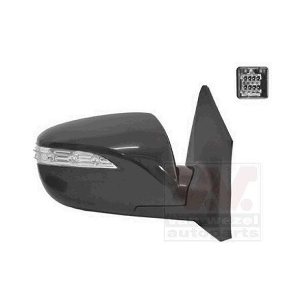 Van Wezel 8257818 Specchietto Esterno Specchietto Laterale Destro Per Hyundai Ix35 (Lm, El, Elh) Convesso Riscaldato-image