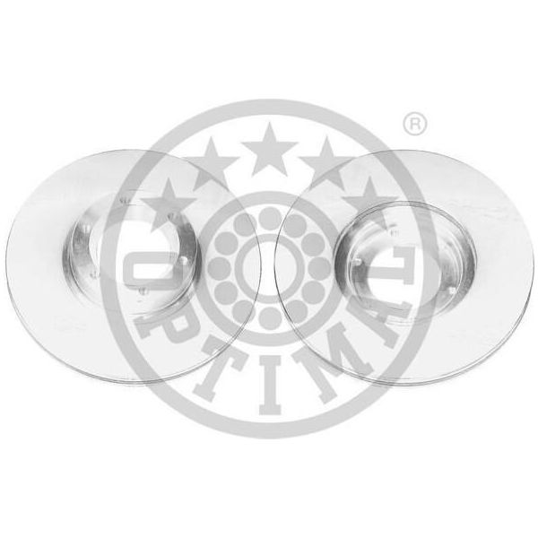 2X Disco Freno Optimal BS-5670HC Anteriore Per Opel Movano (X70) 61 5Mm-image