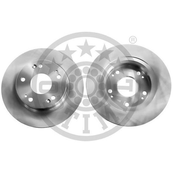2X Disco Freno Optimal BS-8418C Posteriore Per Honda Civic Viii Hatchback (Fn Fk)-image