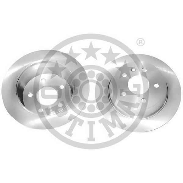 2X Disco Freno Optimal BS-4710C Posteriore Per MERCEDES-BENZ Vito Bus (638)-image