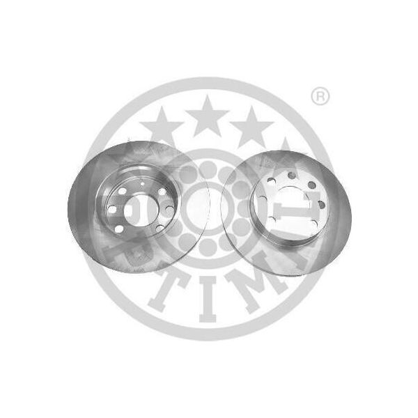 2X Disco Freno Optimal BS-0590C Anteriore Per Opel Corsa B Hatchback (S93) Opel-image