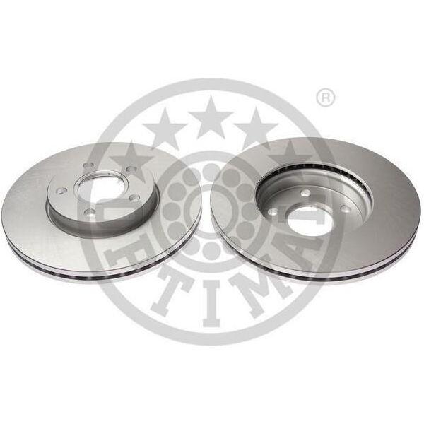 2X Disco Freno Optimal BS-8056HC Anteriore Per Ford Focus Ii Estate (Da_ Ffs Ds)-image