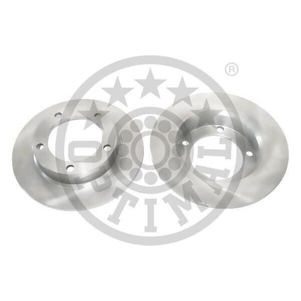 2X Disco Freno Optimal BS-2570C Anteriore Per Lada Niva (2121 2131) Niva Ii (2123)-image