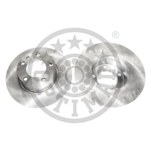 2X Disco Freno Optimal BS-3120C Anteriore Per Bmw 5 Sedan (E28) 76Mm 284Mm-image