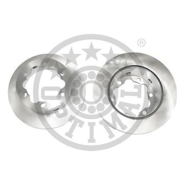 2X Disco Freno Optimal BS-6580C Posteriore Per Vw Lt 28-35 Ii Bus (2DB 2DE 2DK)-image