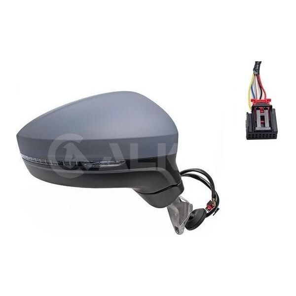 Alkar 9040147 - Oe 5NA857538 Specchio Esterno Destro Per Tiguan (Ad, Ax), Tiguan (Bj, Bw)-image
