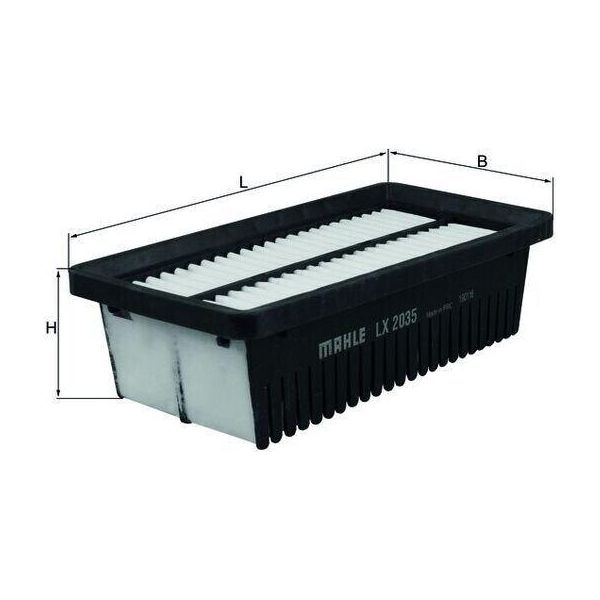 Mahle Lx 2035 - Filtro Aria Oe 7701068104 Per Wind (E4M), Twingo Ii (CN0)-image