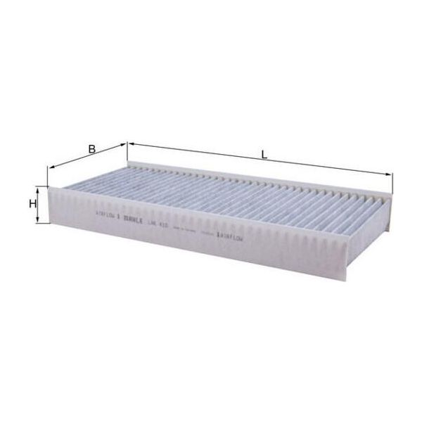 Mahle Lak 410 - Oe 1497498080 Filtro Aria Abitacolo Per Scudo-image