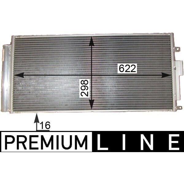 Mahle Ac 839 000P - Oe 51932163 Condensatore Aria Condizionata Con Essiccatore Per 500 (312)-image