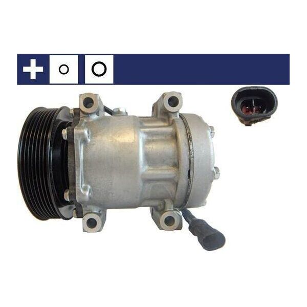 Mahle Acp 165 000S - Oe 168 5170 Compressore Aria Condizionata Per A6 (4A), Serie 3 (E46), Serie 5 (E39), Serie 1 (F20), Berlingo, C3 Picasso (Sh), C3 I (Fc, Fn), Bravo, Brava, Siena, Marea, Focus (Dnw), Accord Vi, Jazz Ii, Classe E (W210), Classe A (W168), Classe E (S210), R50, R53, Elgrand (E52), Antara (L07), 207, Boxer, 406, 306, 106 Ii, Laguna I, Clio Iii, Octavia I (1U), S70 (874), V70 I (87-image
