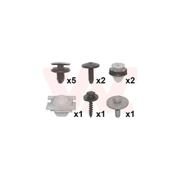 Van Wezel 4076796 - Oe 6999KE Kit Di Montaggio, Parafango Per 3008 (0U)-image