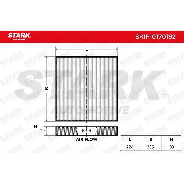 Stark SKIF-0170192 - Filtro Aria Oe 08R79SEA000A Per Accord Ix, Accord Vii, Pilot, Legend Iv (Kb), CR-V Iv (Rm), CR-V Iii (Re), Civic Viii, Civic Ix, Accord Viii-image