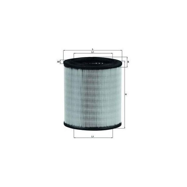 Filtro Aria Mahle Lx 715 Adatto Per Peugeot 106 Ii Hatchback (1A, 1C) Cartuccia Filtrante-image