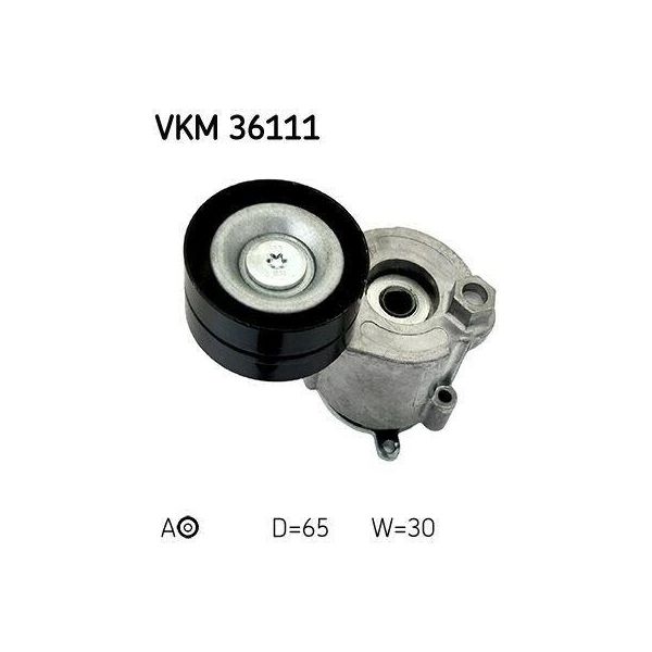 Skf Vkm 36111 - Oe 11 75 000 01R Puleggia Tenditore, Cinghia A V Per Grand Scenic Iii (Jz), Megane Cc, Megane Iii, Scenic Iii-image