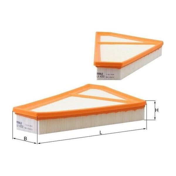 Mahle Lx 4253 - Filtro Aria Oe T2R1881 Per F-Type (X152)-image