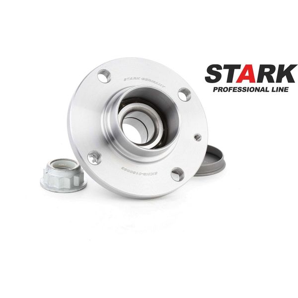 Stark SKWB-0180053 - Set Di Cuscinetti Ruota Oe 6X0 598 477, Asse Posteriore Per Arosa (6H), Cordoba (6K), Ibiza (6K), Ibiza (6L), Lupo (6E1, 6X1), Polo (6N), Polo (6V), Polo (80, 86C)-image