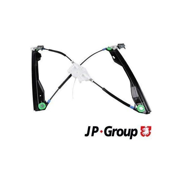 Jp Group 1188107080 - Oe 6Y1837462 Regolatore Del Finestrino, Anteriore Destro Per Fabia I (6Y)-image