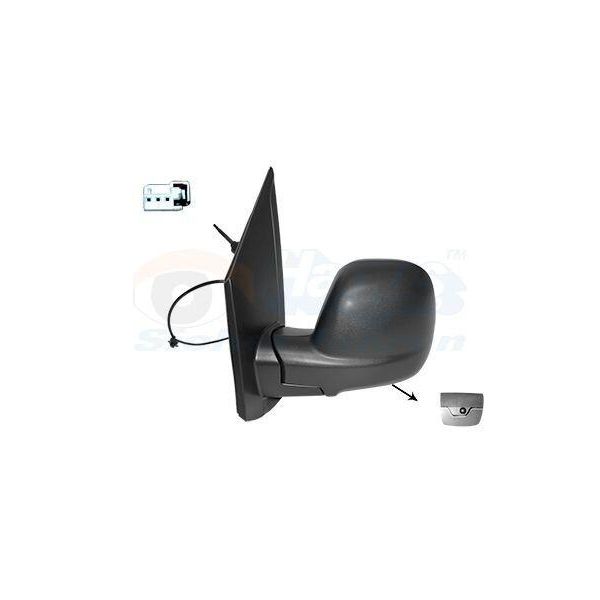 Van Wezel 0944803 Specchietto Esterno Sinistro Per Opel Zafira Life (K0) Convesso-image