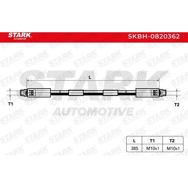 Stark SKBH-0820362 - Tubo Freno Oe 4D0611707D Assale Anteriore Per A8 (4E), A8 (4D), Passat (3B)-image