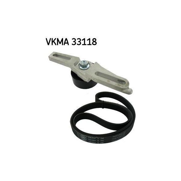 Skf Vkma 33118 Set Di Cinghie Trapezoidali Dentate Adatte Per Peugeot 306 Hatchback (7A, 7C, N3, N5)-image