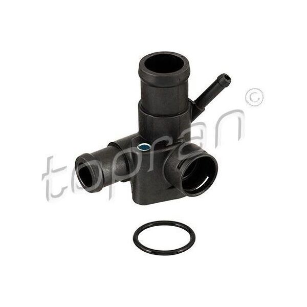 Topran 100 315 Flangia Refrigerante Oe 028121132A Compatibile Con Vento, Sharan, Polo 6V, Passat 35I, Golf Iii, Caddy, Toledo, Inca, Ibiza, Cordoba, Alhambra-image