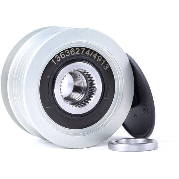 Ridex 1390F0083 - Puleggia Alternatore Oe 7701476465 Per Logan, Sandero, Micra Iii (K12), Clio Ii, Grand Scenic Ii (Jm), Kangoo (Kc), Kangoo (Fc), Megane Ii, Megane Iii, Scenic Ii, Thalia I (Lb), Thalia Ii (Lu), Twingo Ii (CN0)-image