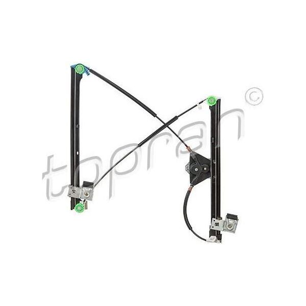 Topran 111 254 - Oe 6K4 837 402F Regolatore Di Finestrini, Anteriore Destro Per Cordoba (6K), Ibiza (6K), Inca (6K), Caddy Ii (9K), Polo (6V)-image