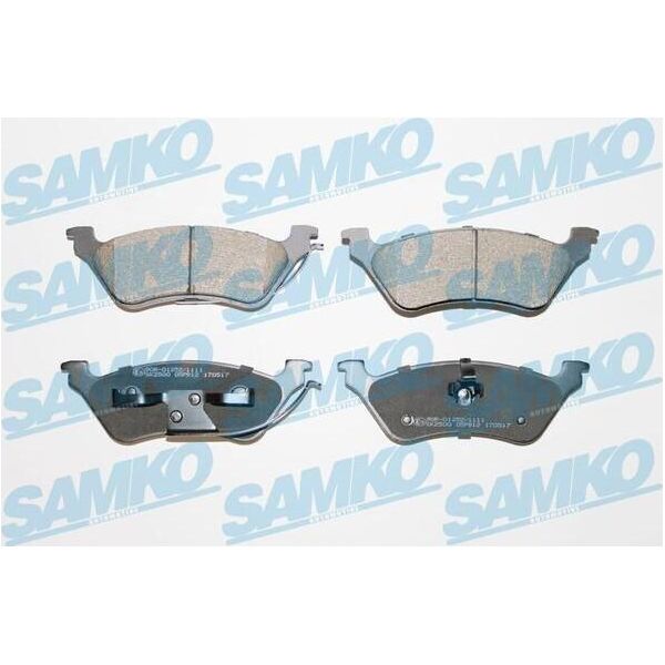 Set Pastiglie Freno Posteriori Samko Per Jeep Cherokee (Kj) 5SP912-image