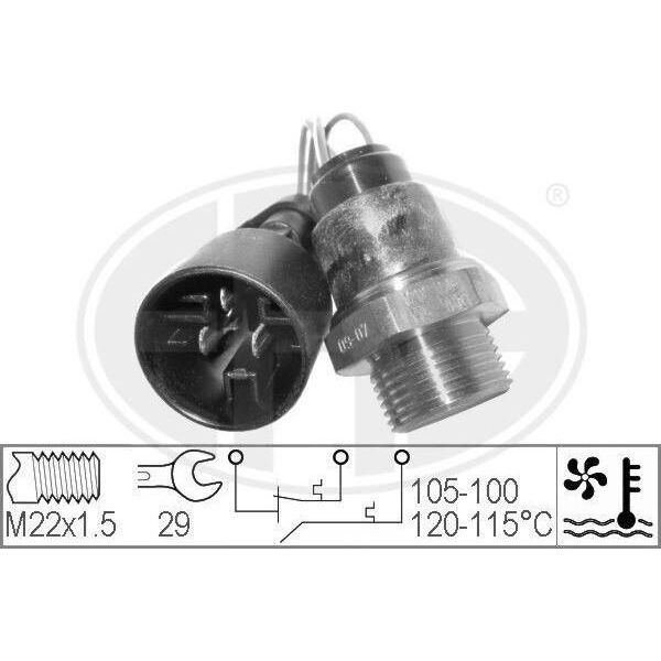 Era 330225 - Oe 18 46 201 Interruttore Temperatura, Ventola Radiatore Per Combo (71), Tigra (S93)-image