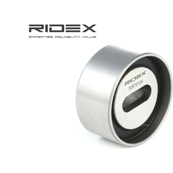 Ridex 308T0124 - Puleggia Tenditore Oe 24410 2X000, Cinghia Di Distribuzione Per Rio (Dc), 323 (Bj), 323 (Ba), Demio (Dw), MX-3 (Ec)-image