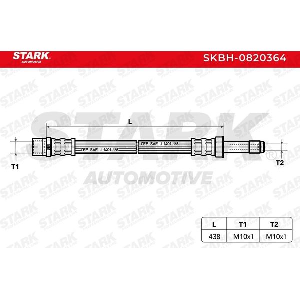 Stark SKBH-0820364 - Oe 9064280535 Bremsschlauch, Hinterachse FüR Sprinter (W907), Sprinter (W906), Sprinter (W907, W910), Sprinter (W904), Sprinter (W903), Sprinter (W901, W902), Crafter (2F), Crafter (2E)-image