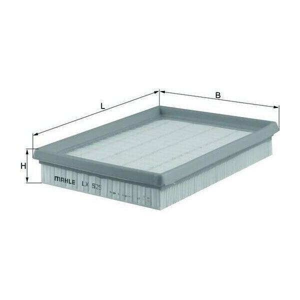 Mahle Lx 525 - Filtro Aria Oe 90412779 Per Tigra (S93)-image
