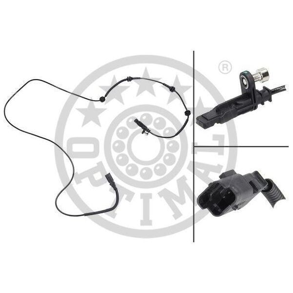 Sensore Optimal Abs Velocità Ruota Posteriore Adatto Per Peugeot 407 Sw (6E) 06-S128-image