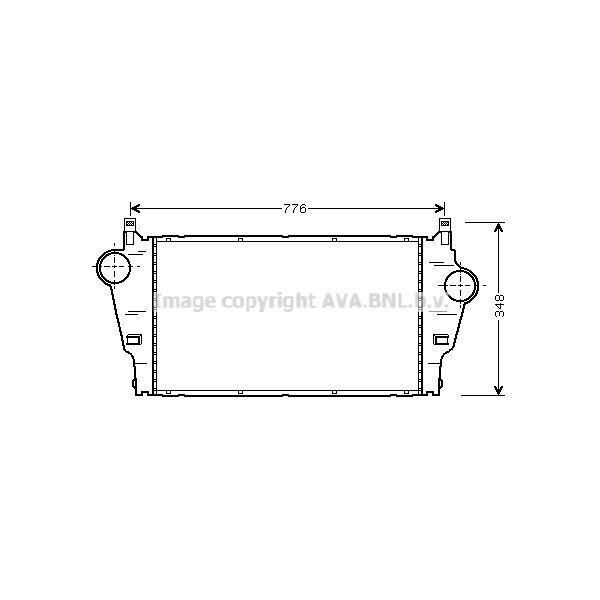 Prasco RTA4295 - Intercooler Oe 8200008761 Per Espace Iv (Jk), Laguna Ii, Vel Satis (BJ0)-image