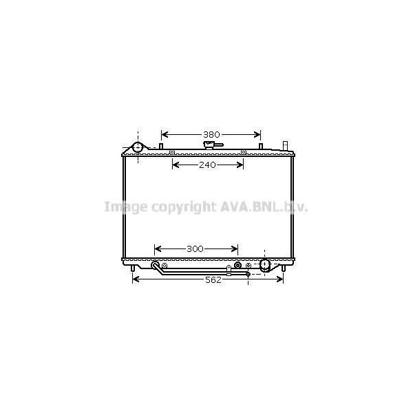 Prasco OL2455 - Oe 1302048 Radiatore, Raffreddamento Motore Per Frontera B (U99)-image
