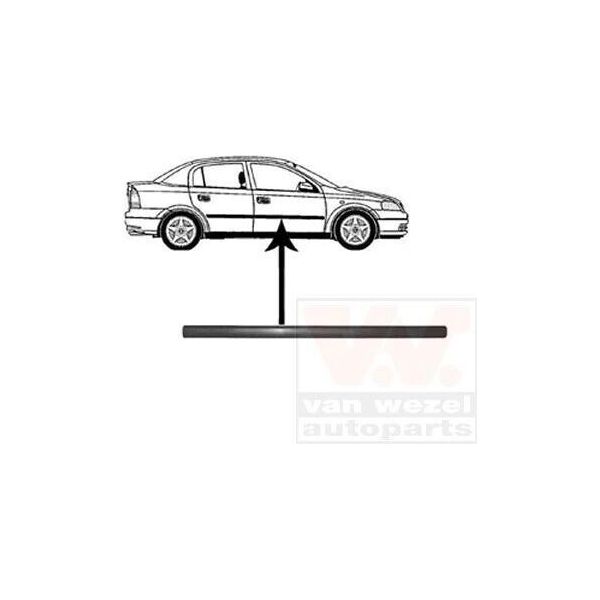 Van Wezel 3742424 - Oe 0172956 Modanatura, Anteriore Destra Per Astra G-image