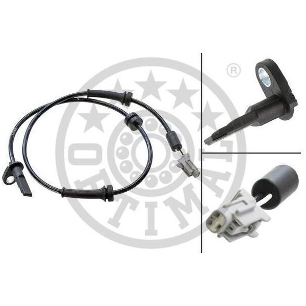 Optimal Sensore Abs Velocità Ruota Anteriore Per Nissan Qashqai / Qashqai +2 I (J10, NJ10) 06-S210-image