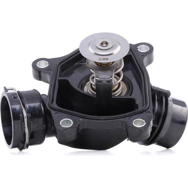 Ridex 316T0004 - Termostato Acqua Di Raffreddamento Oe 11517787052 Per Serie 1 (E81), Serie 1 (E87), Serie 3 (E46), Serie 3 (E90), Serie 3 (E93), Serie 3 (E92), Serie 3 (E91), Serie 5 (E60), Serie 5 (E61), Serie 6 (E63), Serie 6 (E64), Serie 7 (E65), X3 (E83), X5 (E53), X5 (E70), X6 (E71)-image