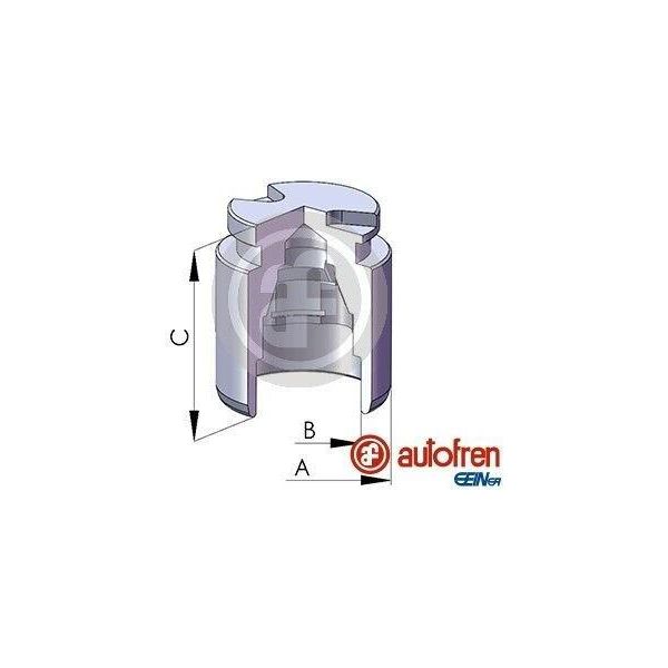 Autofren Seinsa Pistone Pinza Freno Per Mazda 323 Iii Hatchback (Bf) 30 Mm Acciaio-image