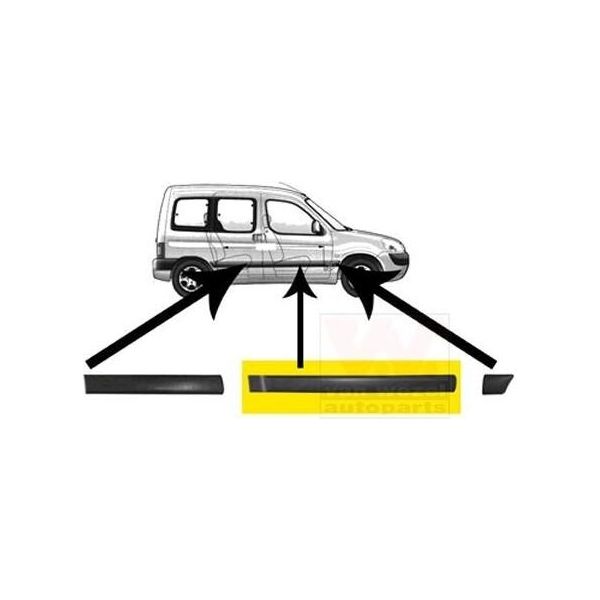 Van Wezel 4051424 - Oe 8545H4 Modanatura, Anteriore Destra Per Partner (5, G)-image
