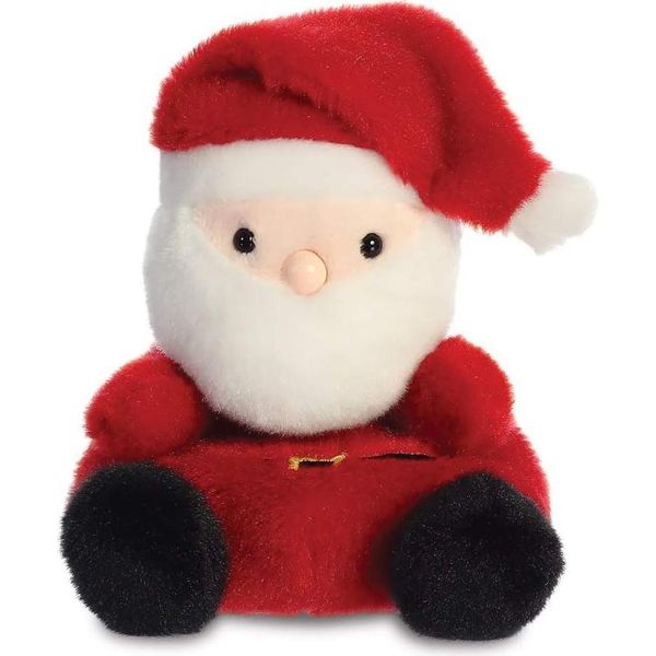 Aurora World Aurora, 99131, Palm Pals Babbo Natale, 13 Cm, Peluche, Rosso E Bianco-image