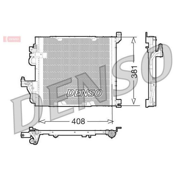 Denso DCN20012 - Oe 13129195 Condensatore Aria Condizionata Con Essiccatore Per Astra H, Zafira B-image
